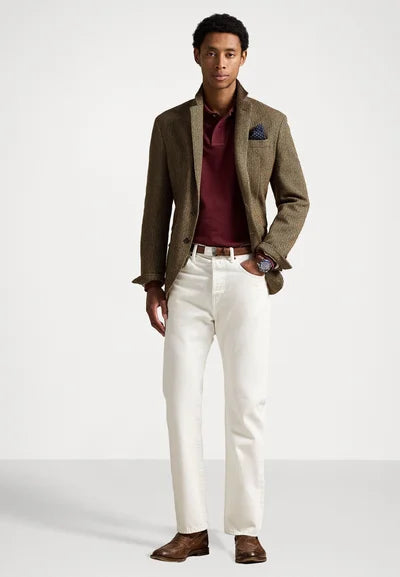 Polo Ralph Lauren LONG SLEEVE - Langærmet T-shirt - spring wine heather