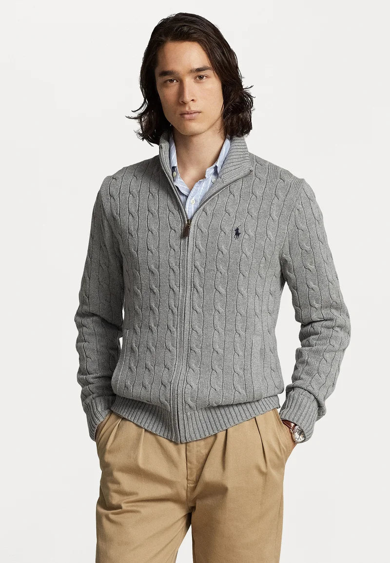 polo ralph lauren cable-knit cotton sweater