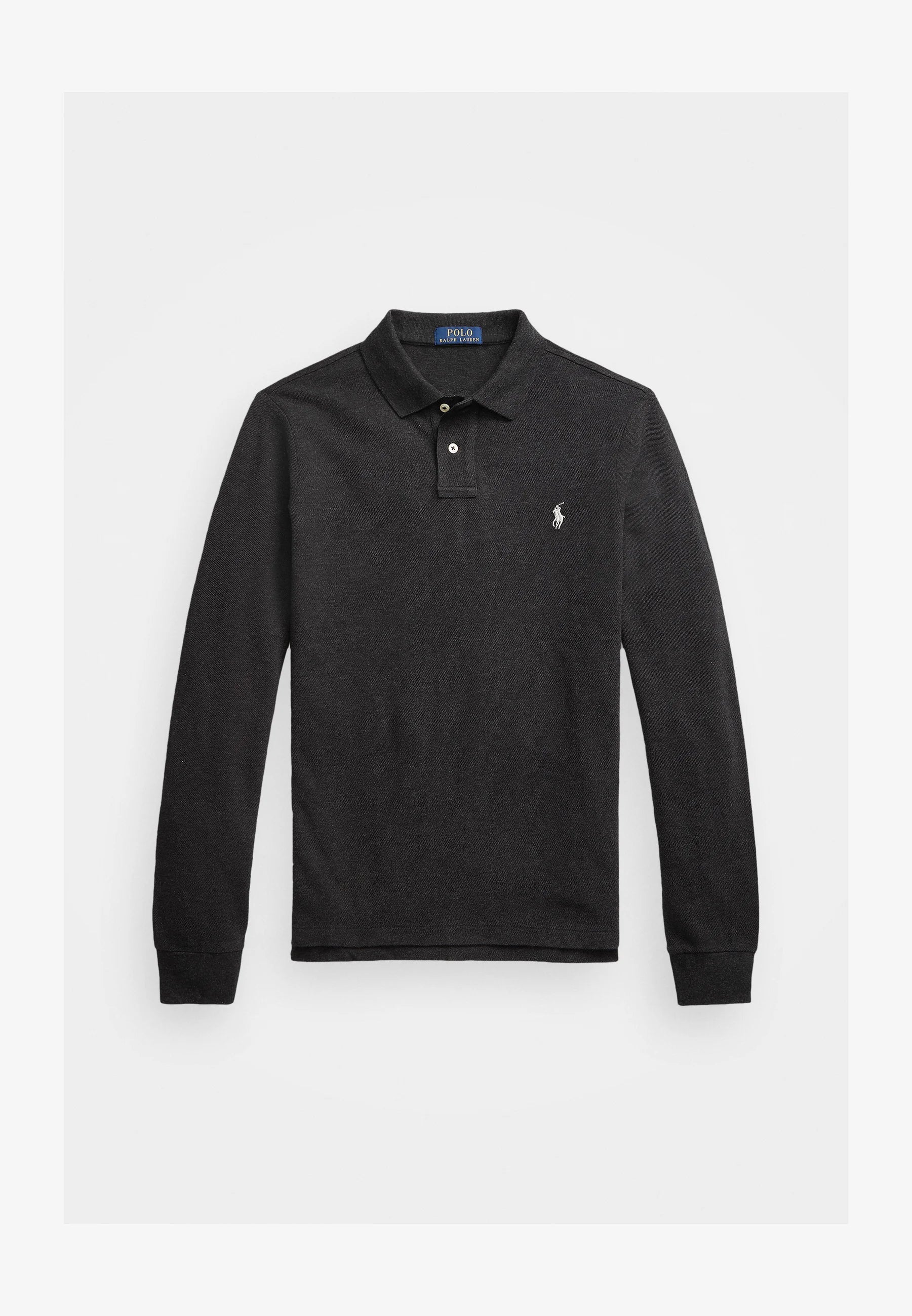 Polo Ralph Lauren LONG SLEEVE - Langærmet T-shirt - black marl heather