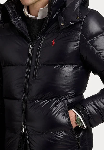 Polo Ralph Lauren THE GORHAM GLOSSED DOWN JACKET - Down jackets - black