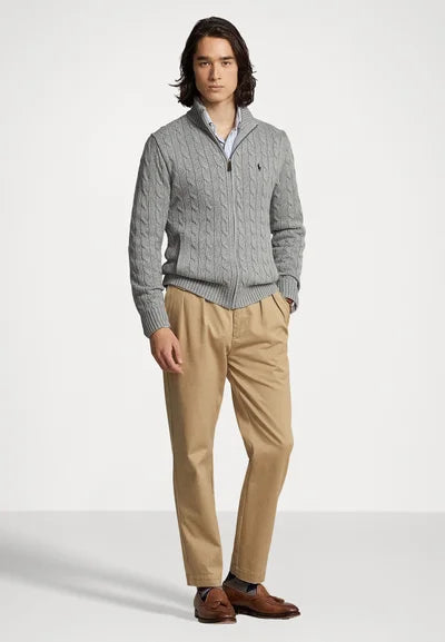 polo ralph lauren cable-knit cotton sweater