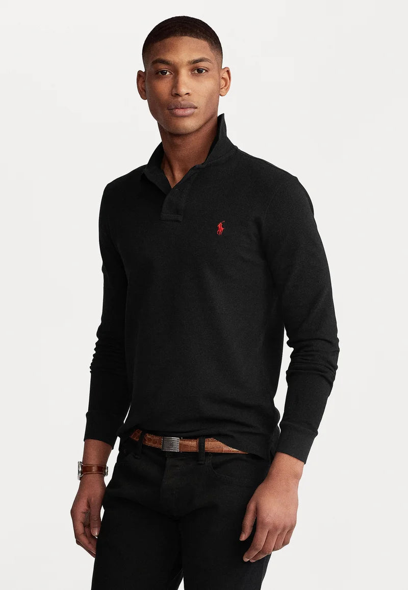 Polo Ralph Lauren LONG SLEEVE - Langærmet T-shirt - black