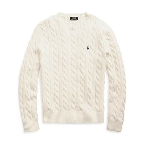polo ralph lauren cable-knit cotton sweater