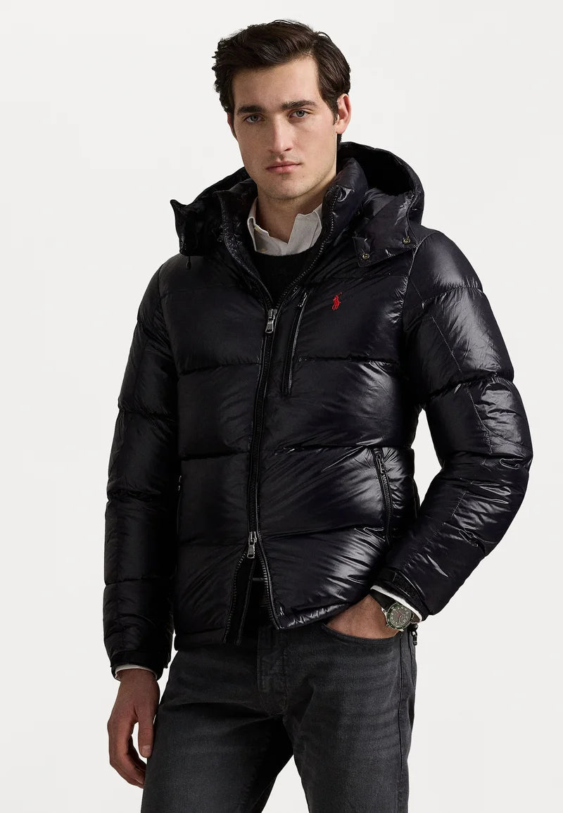 Polo Ralph Lauren THE GORHAM GLOSSED DOWN JACKET - Down jackets - black
