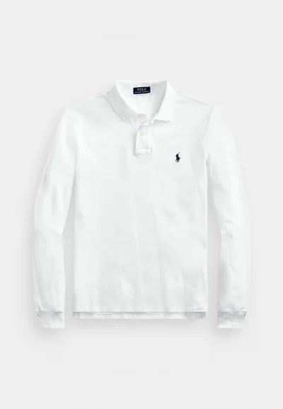 Polo Ralph Lauren LONG SLEEVE - Langærmet T-shirt - white