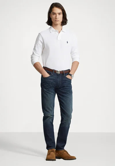 Polo Ralph Lauren LONG SLEEVE - Langærmet T-shirt - white