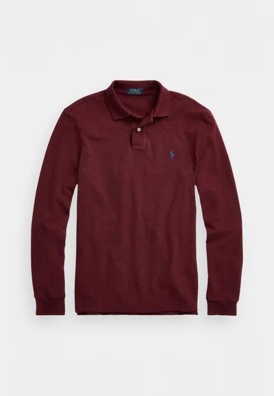 Polo Ralph Lauren LONG SLEEVE - Langærmet T-shirt - spring wine heather