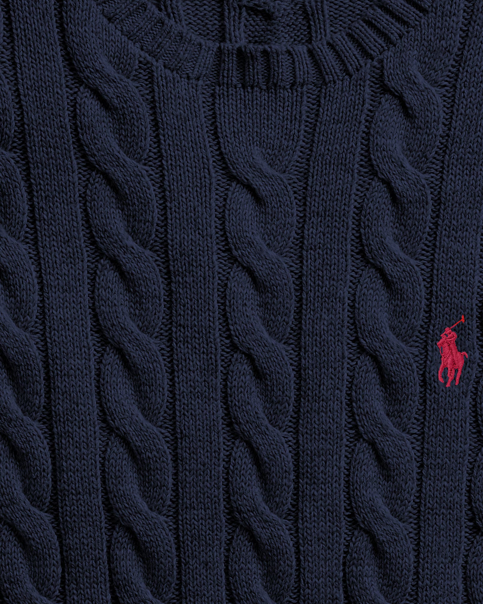 polo ralph lauren cable-knit cotton sweater