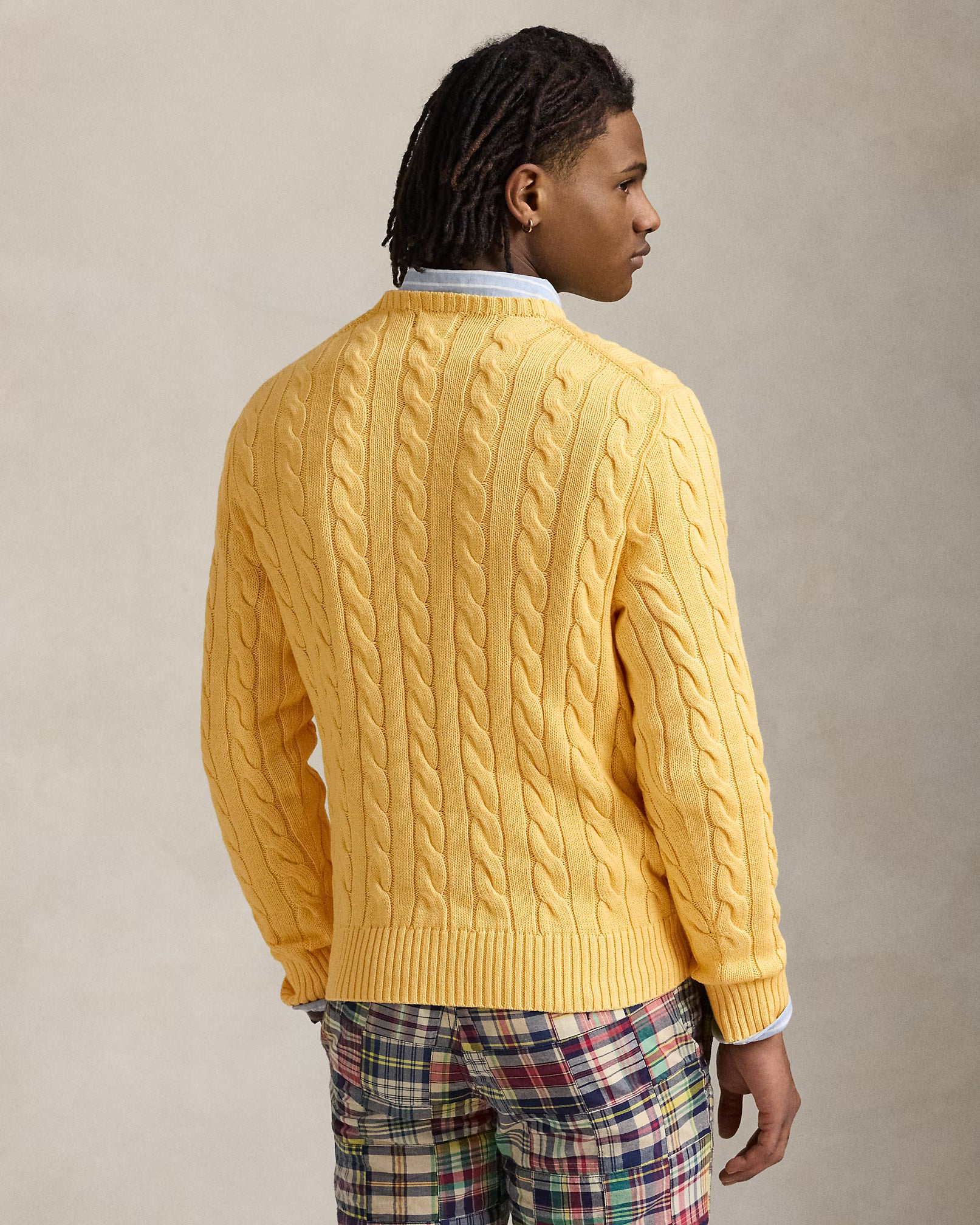 Cable-Knit Cotton Jumper