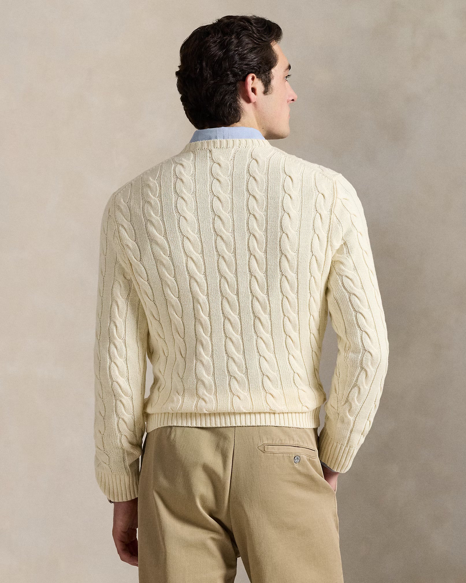 polo ralph lauren cable-knit cotton sweater