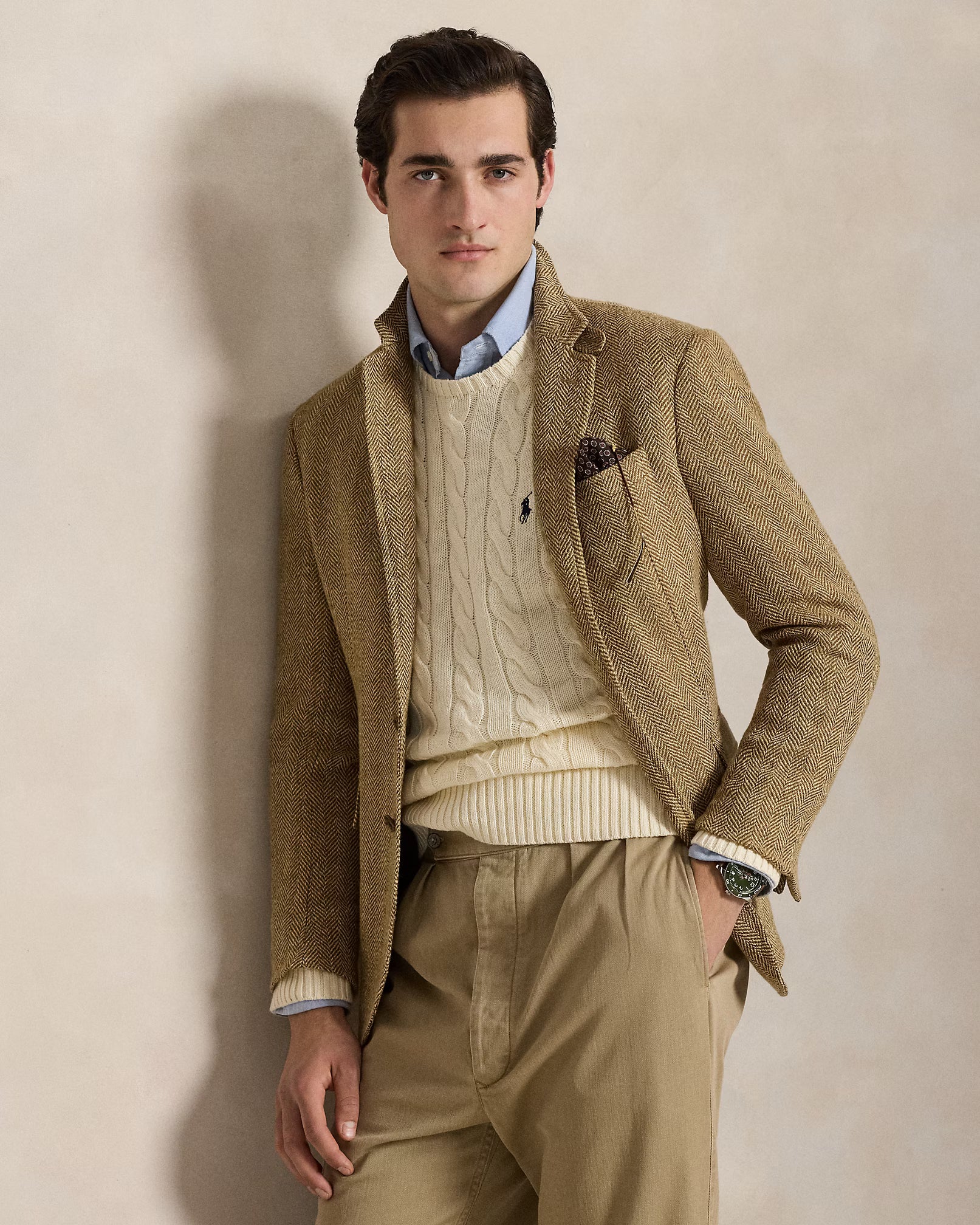 polo ralph lauren cable-knit cotton sweater