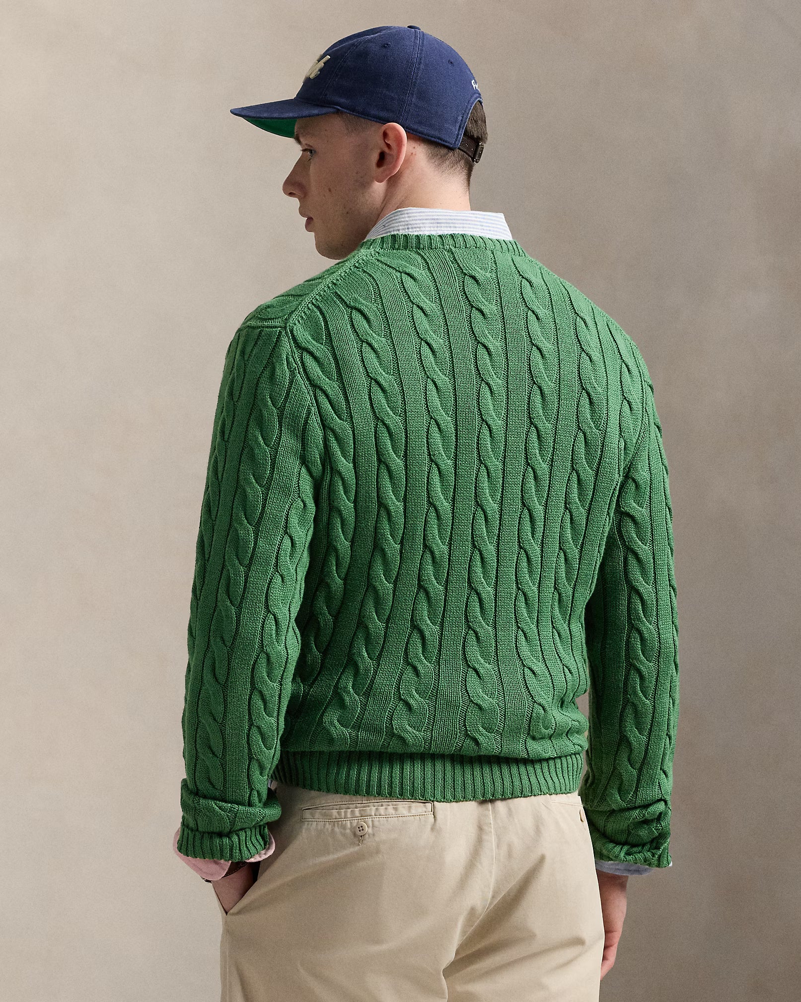 Cable-Knit Cotton Jumper