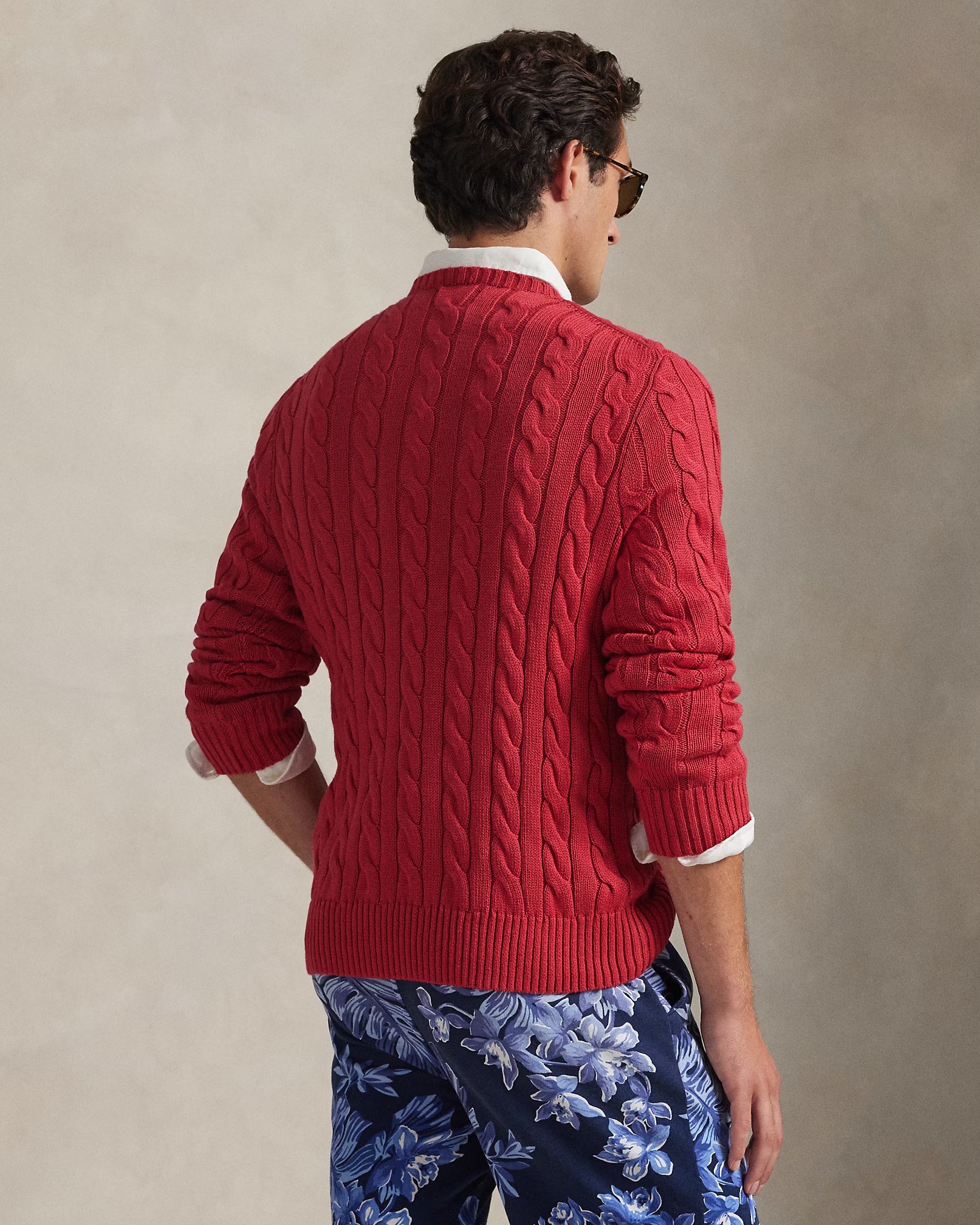 Cable-Knit Cotton Jumper